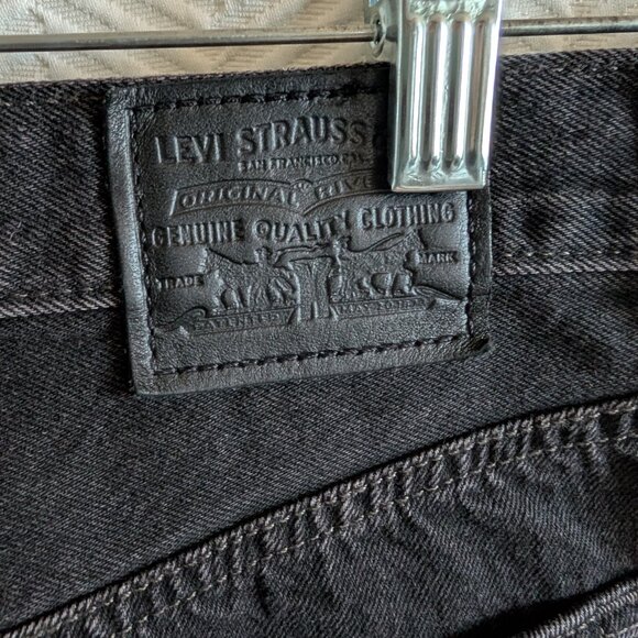 Levi’s High Rise Studded Black Jean Skirt size 25 Western Grunge Streetwear - Picture 6 of 11